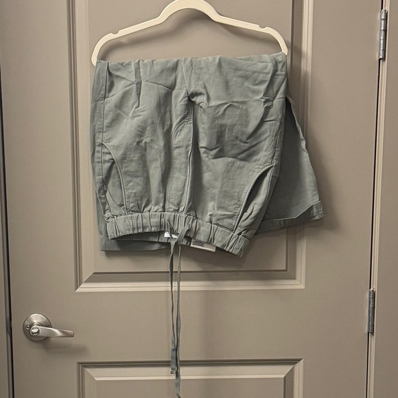 Citizens of Humanity Pony Cotton and Flax Drawstring Pants, Nova Green - Picture 10 of 11